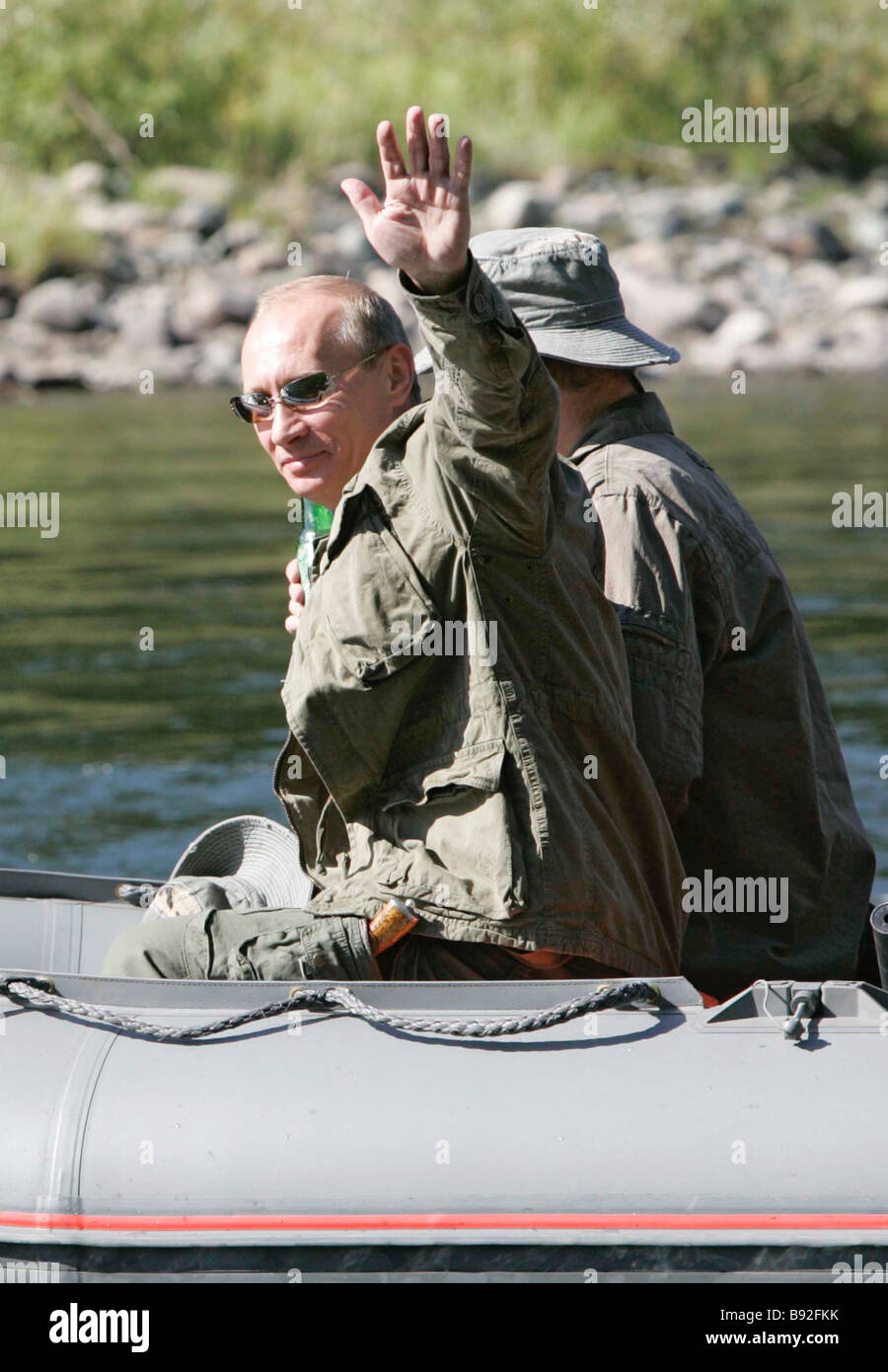 Путин рыбалка 2007