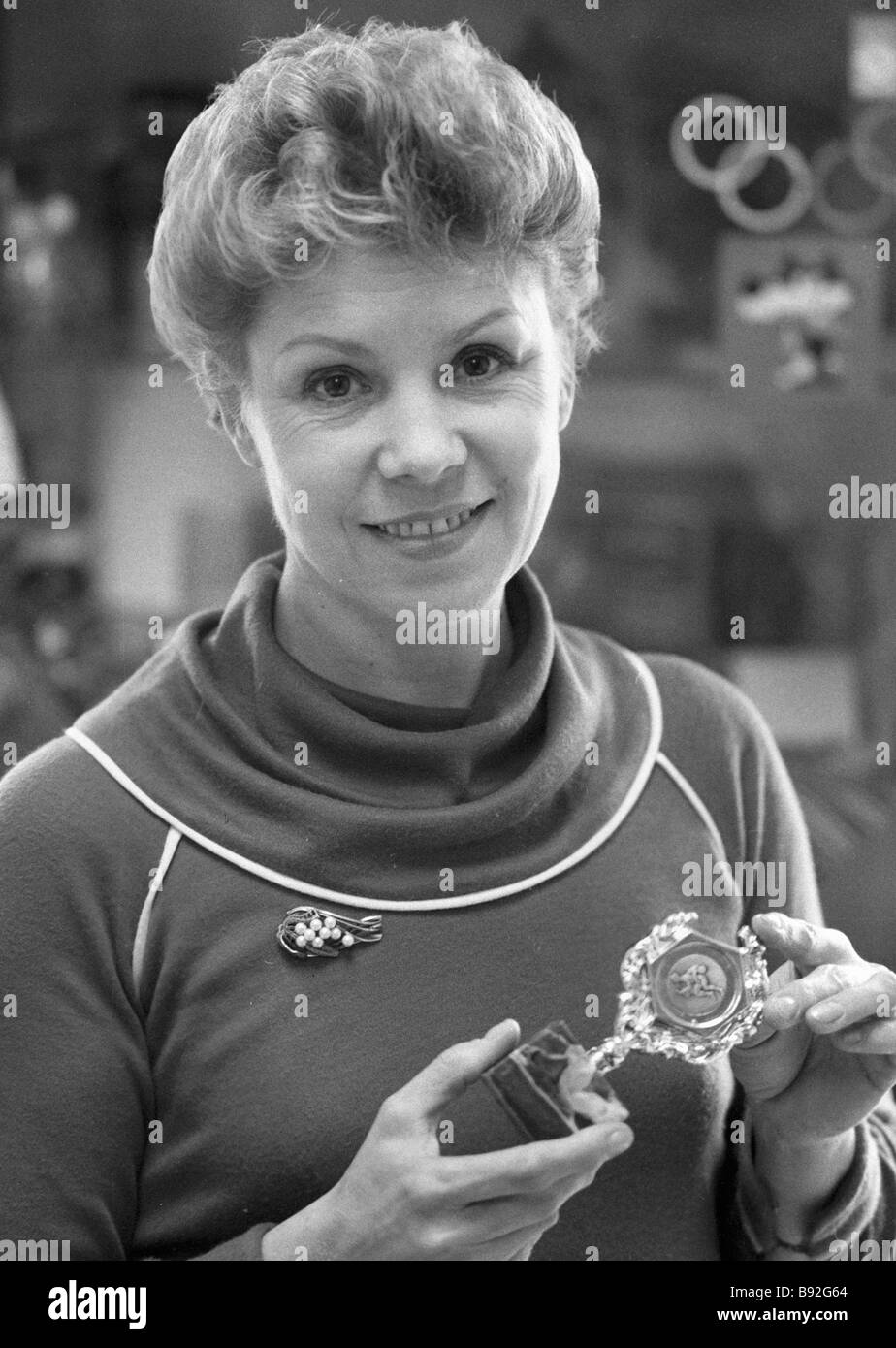 Larisa Latynina many times Olympic champion coach of the national  gymnastics team Stock Photo - Alamy