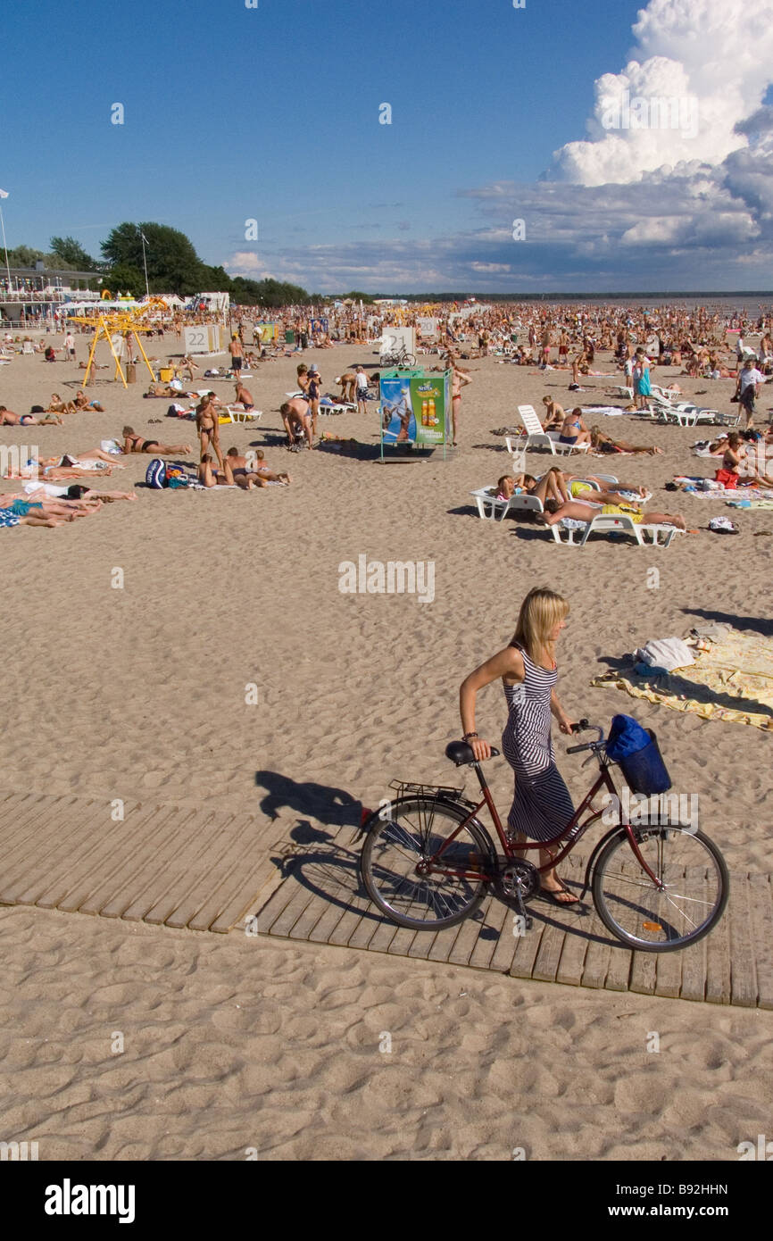 Pärnu Beach, Estonia, Europe Stock Photo