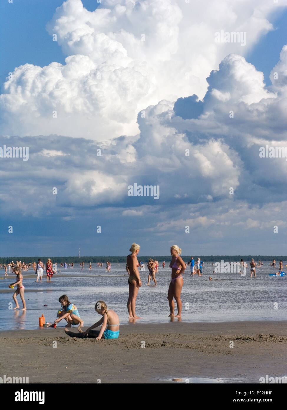 Pärnu Beach, Estonia, Europe Stock Photo