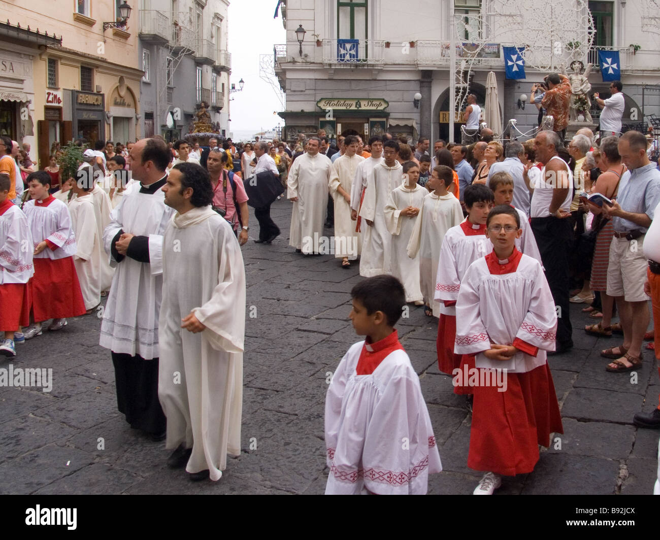 Festival of Maritime Republic in Amalfi, Amalfi Coast, Campania, Italy, Europe, World Heritage Site Stock Photo