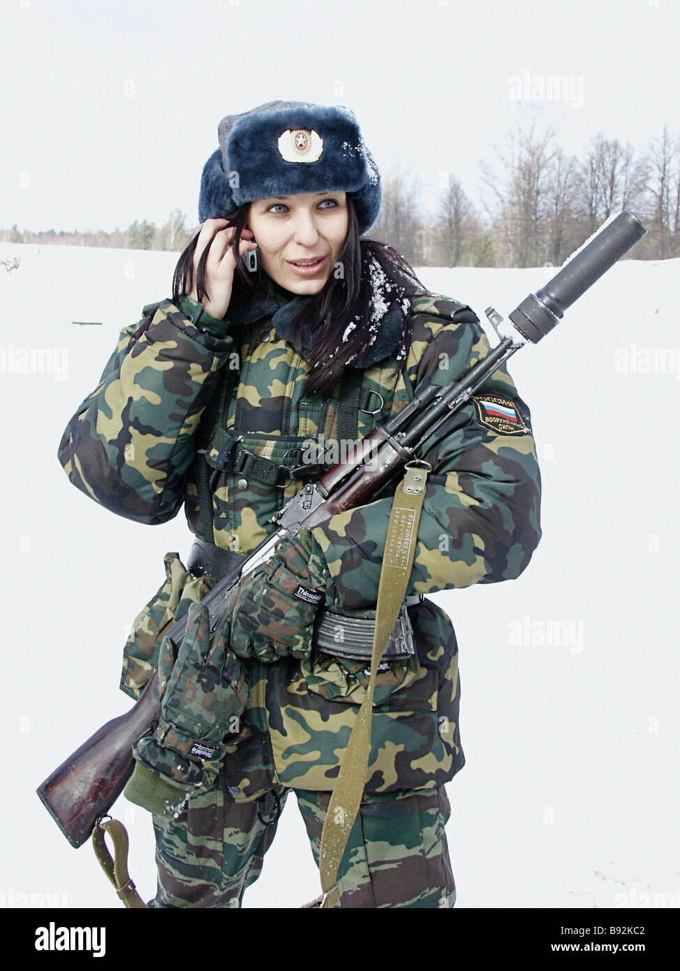 Participant in all army contest Miss Military Beauty during finals
