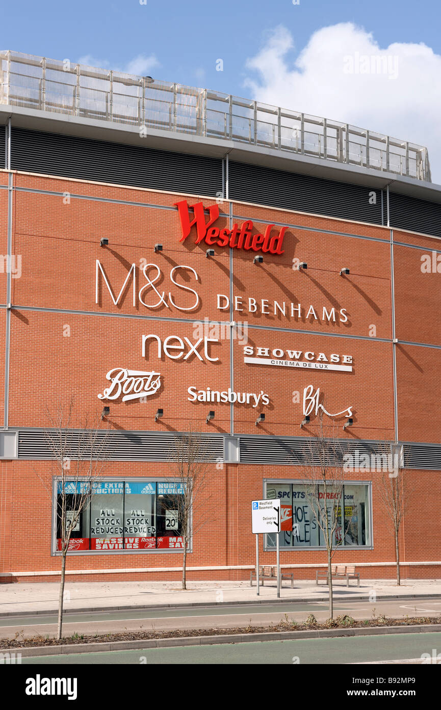 Westfield Derby Shopping Centre Derby Stock Photo