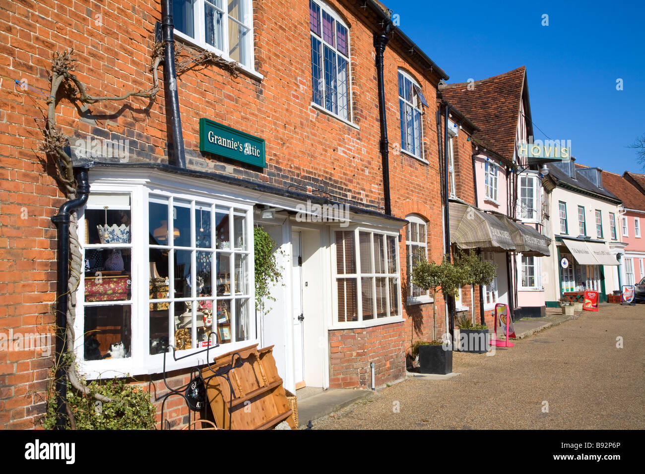Lavenham Suffolk England Stock Photo Alamy