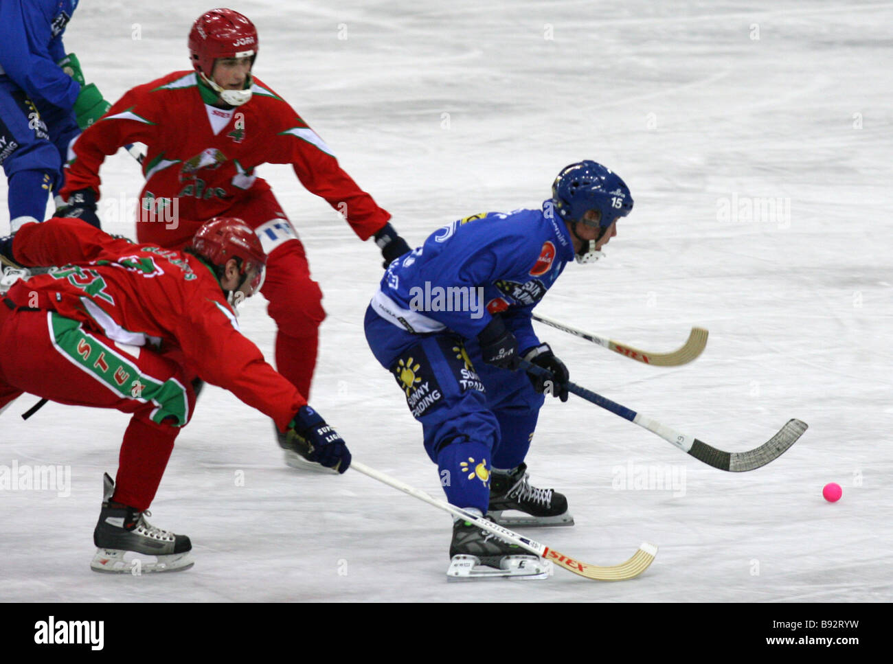Finnish ice hockey player Rasmus Lindqvist right during a Group A match