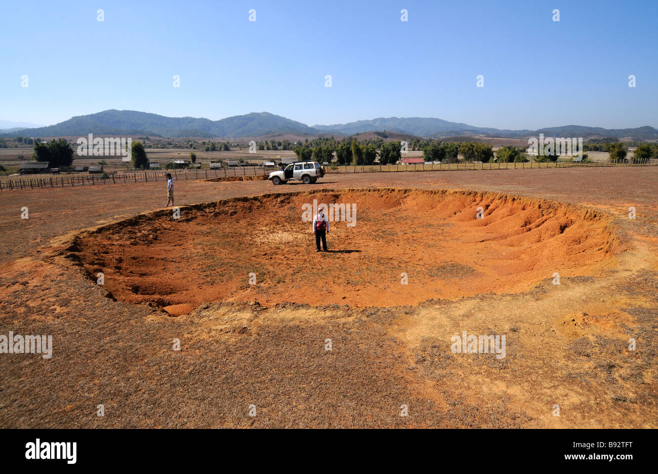 Bomb Crater High Resolution Stock Photography and Images Alamy