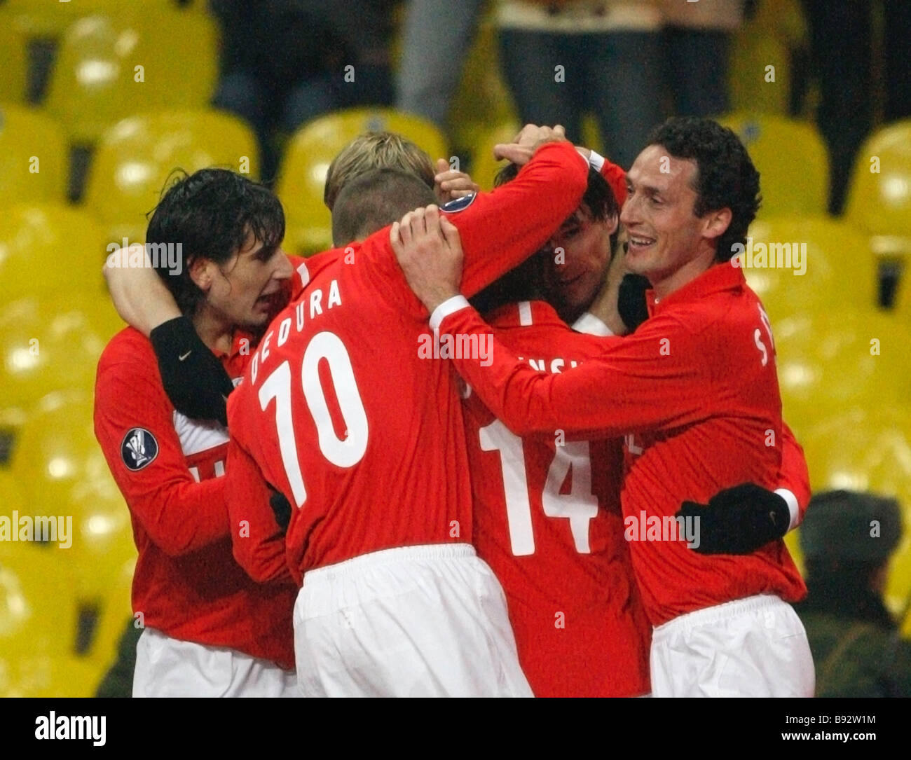 Spartak Russia won Zurich Switzerland 1 0 in Group E in the UEFA Cup