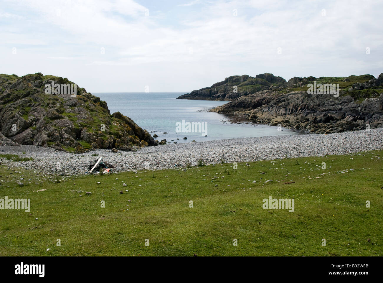 St Columba's Bay on the Isle of Iona Scotland Stock Photo Alamy