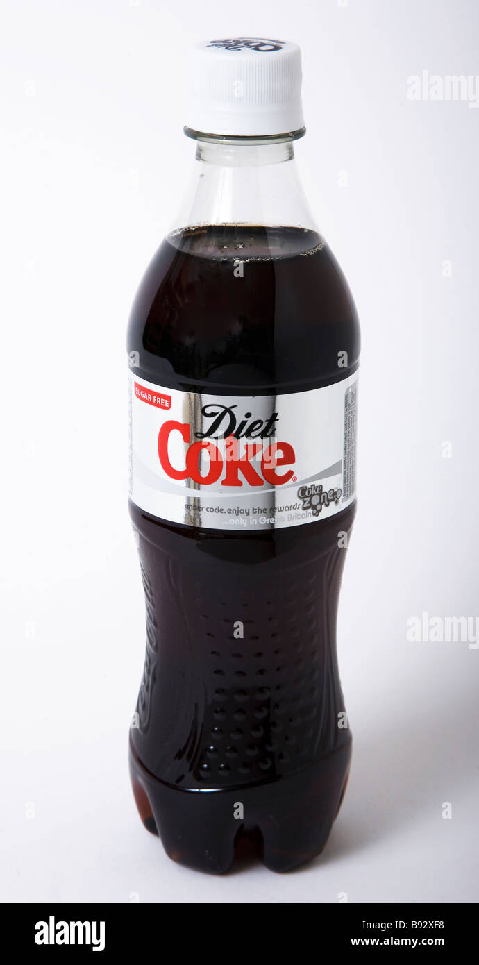 bottle diet coke cole fizzy drink Stock Photo