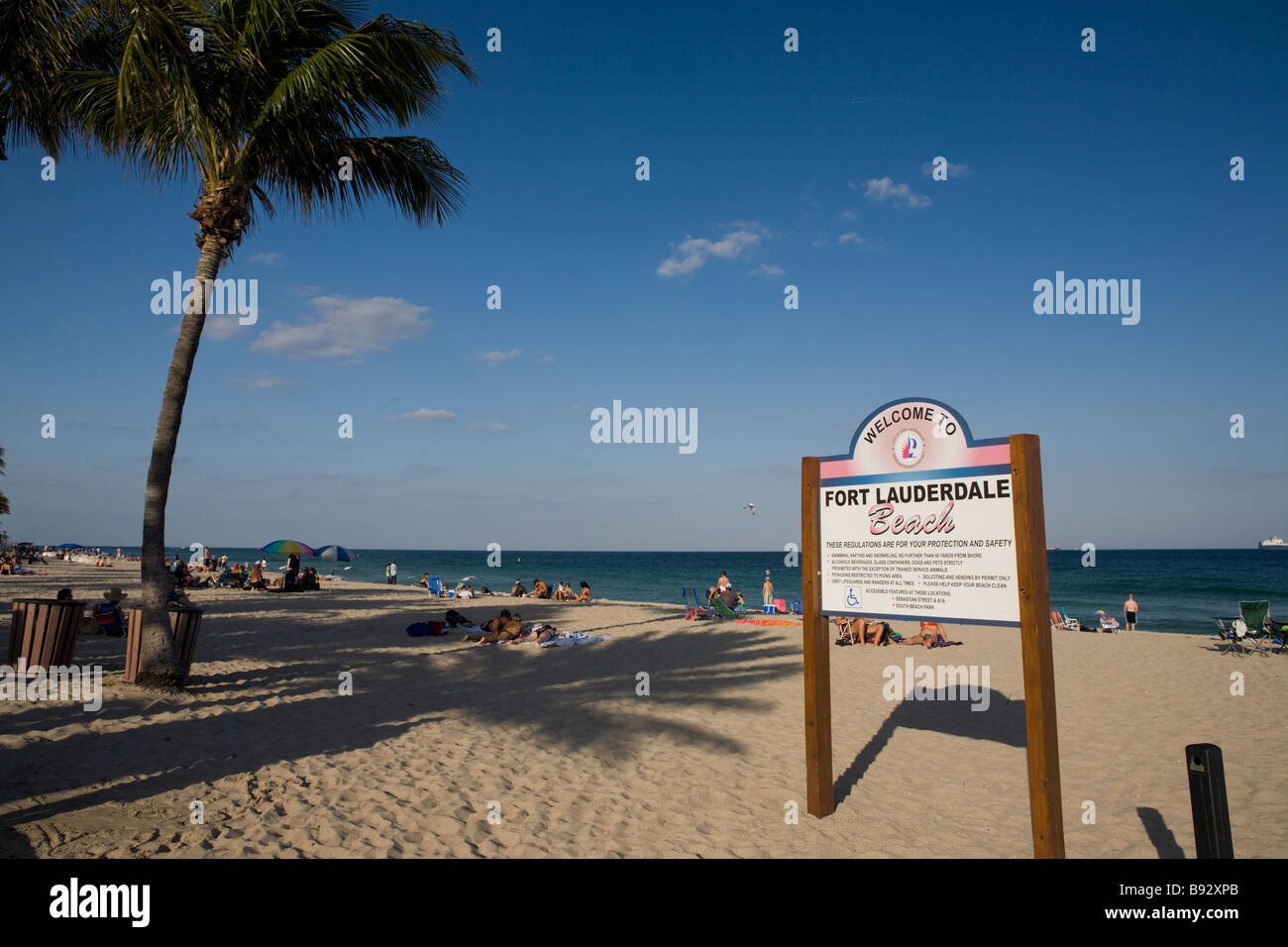 Fort Lauderdale beach, Florida, Usa Stock Photo