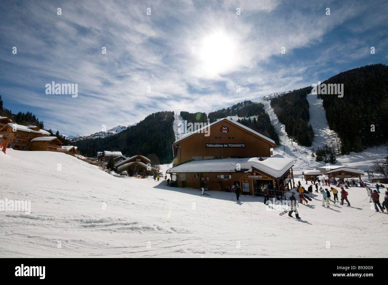 Resort three valleys french alps hires stock photography and images