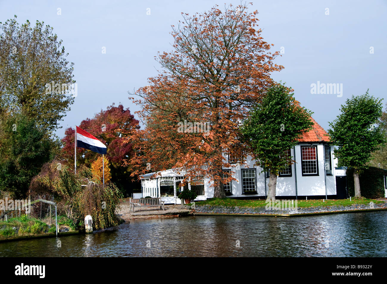 Leiden Netherlands Holland Restaurant Allemansgeest Voorschoten Stock Photo