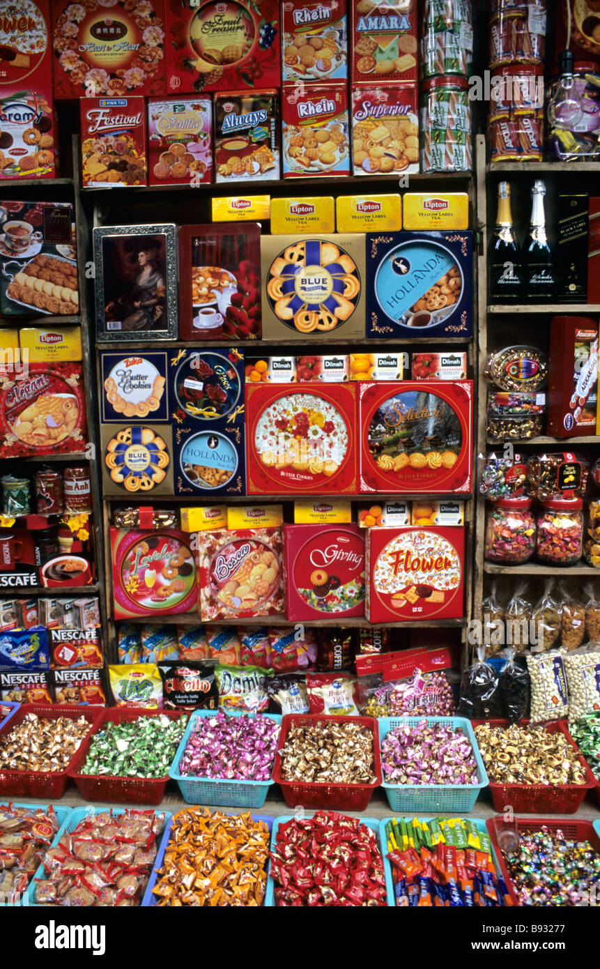 sweet shop hanoi, vietnam Stock Photo Alamy
