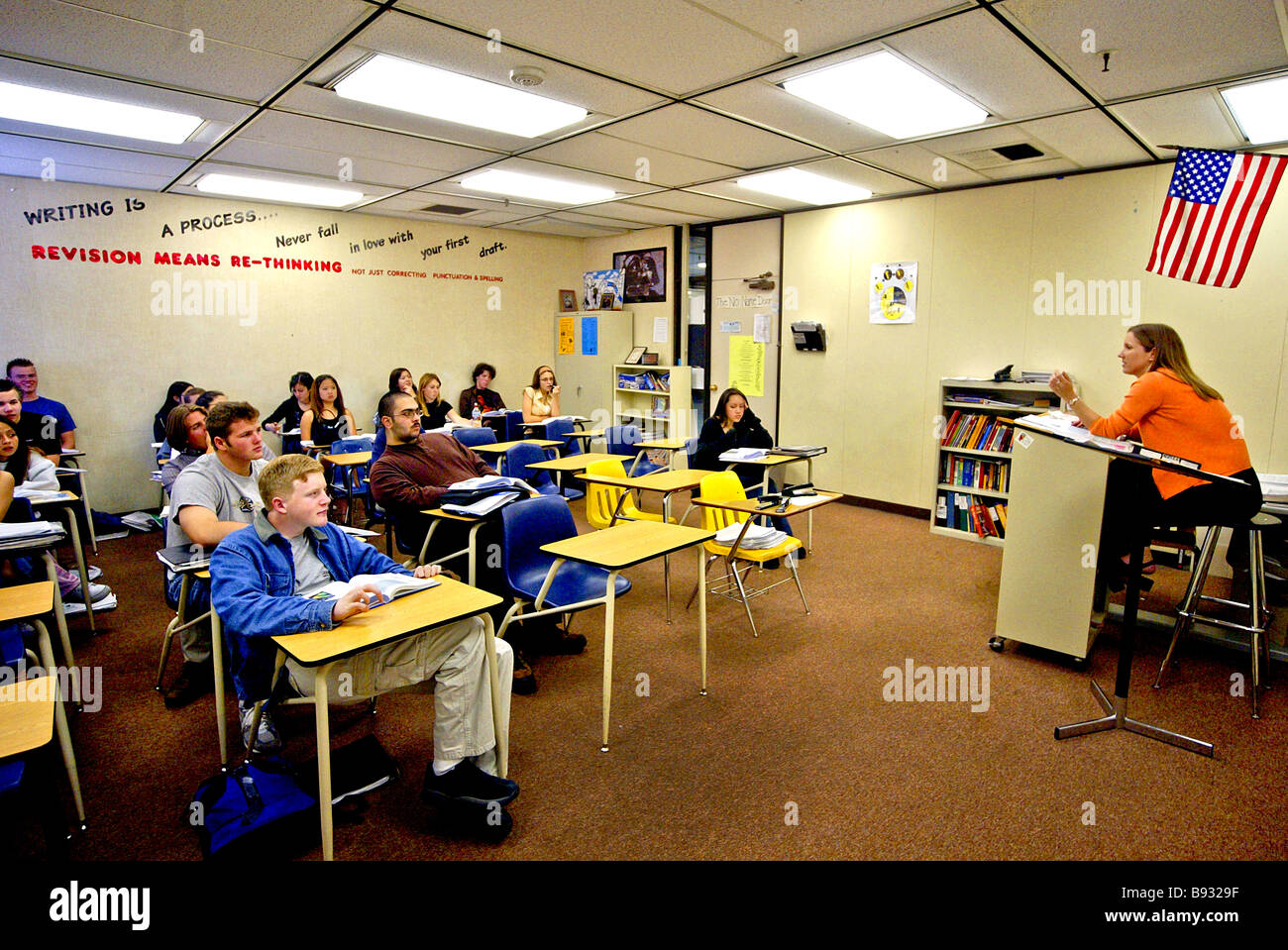 English teacher class hi-res stock photography and images - Alamy