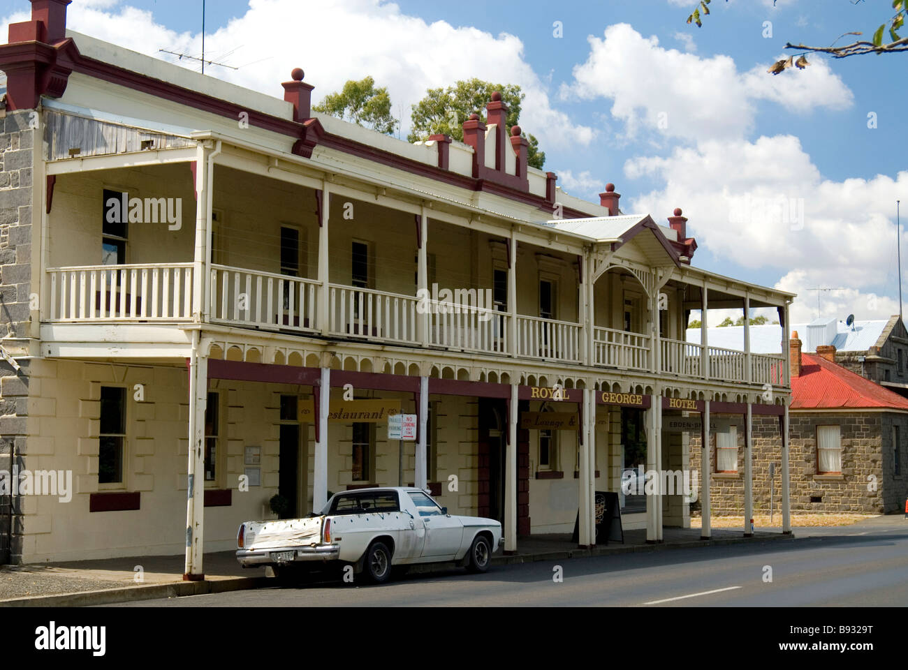Royal George Hotel , Kyneton ,  Australia Stock Photo