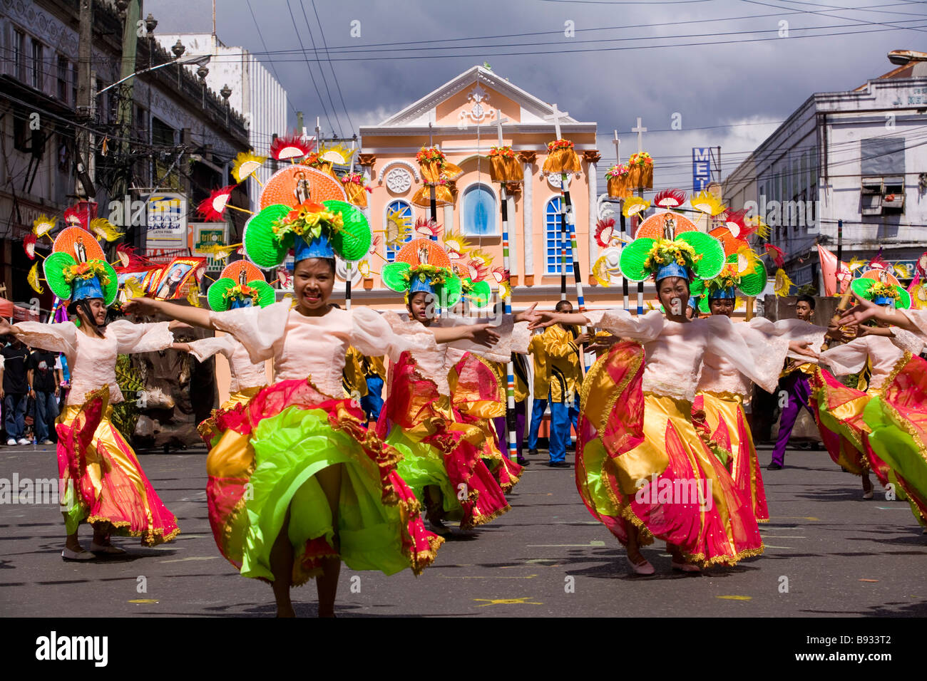 Dinagyang Festival Iloilo City, Philippines, Asia Stock Photo