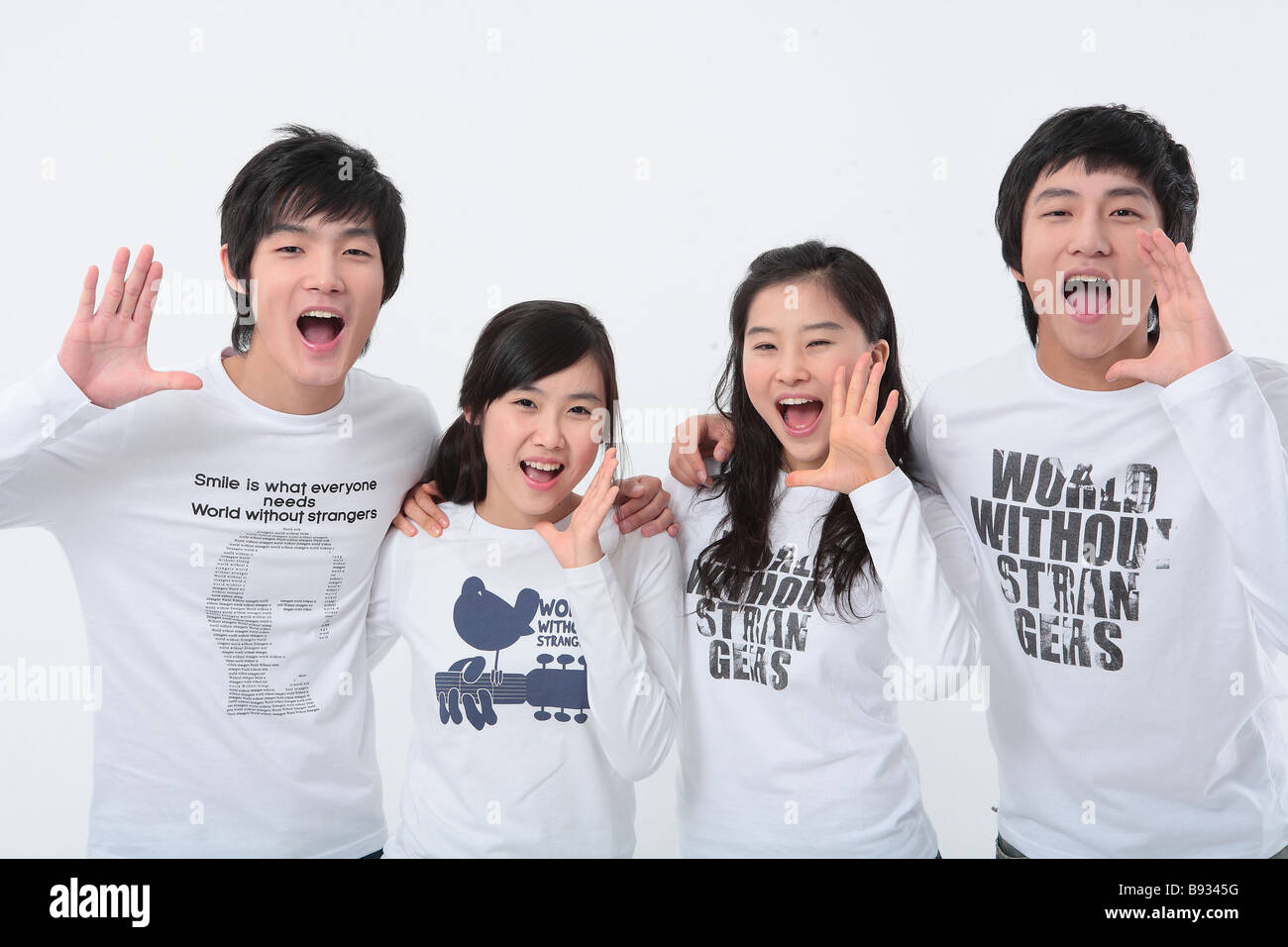 Young Asian School Teenagers Stock Photo - Alamy