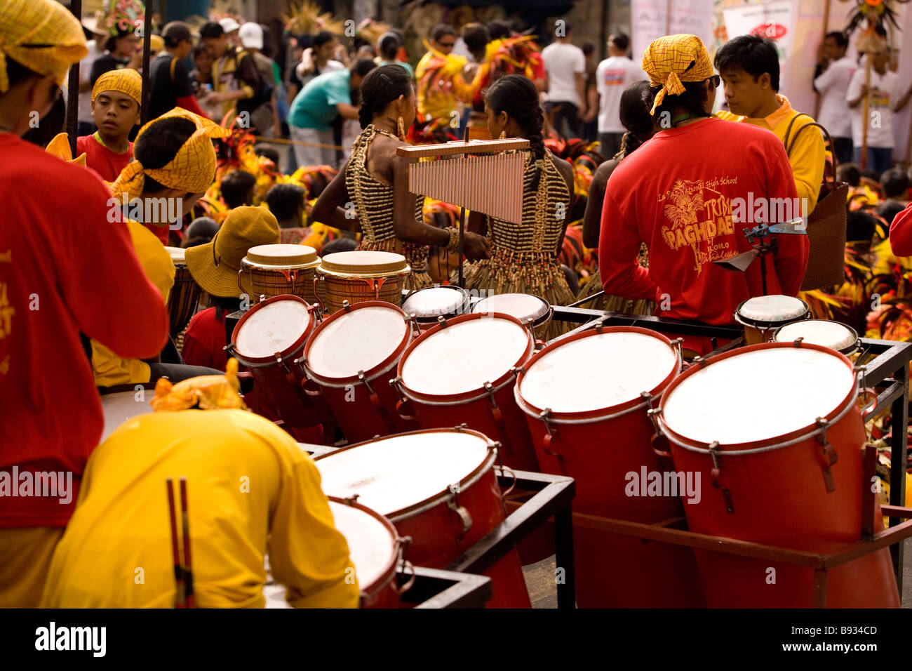 Dinagyang Festival Iloilo City, Philippines, Asia Stock Photo