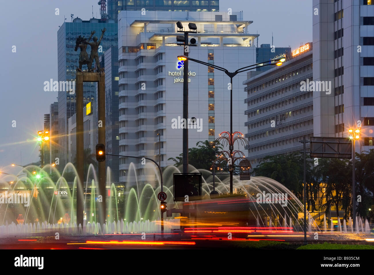 Welcome Monument central Jakarta main intersection of Jalan MH Thamrin