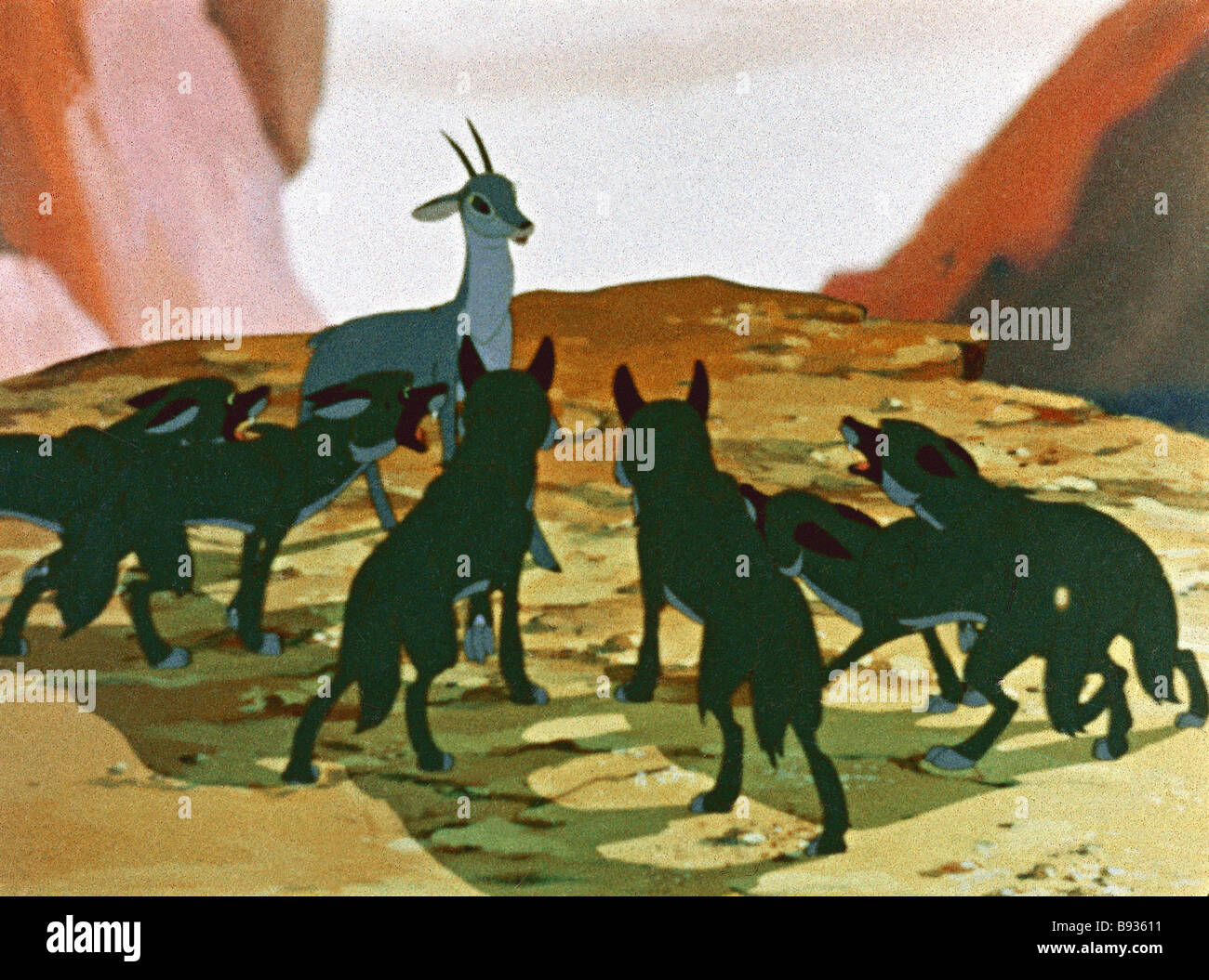A still from the Soviet animated cartoon The Little Shega Stock Photo ...