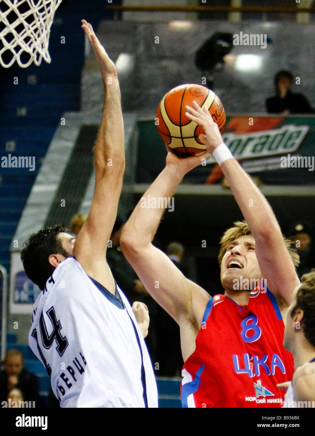 The 2007 basketball Superleague championship is on in Moscow CSKA s