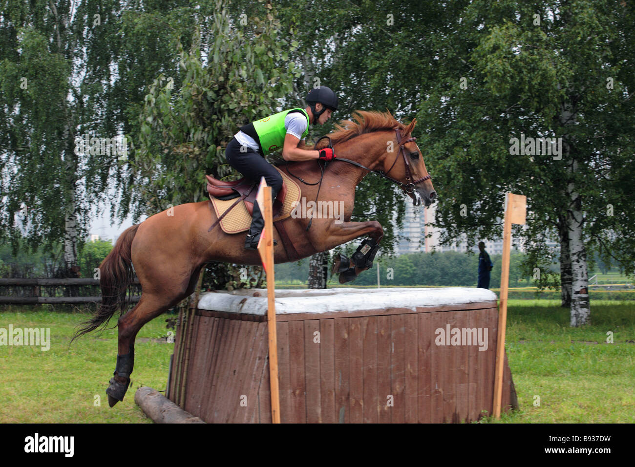 Equestrian sport horse riders show jumping competition horse jumping, Moscow Stock Photo Alamy