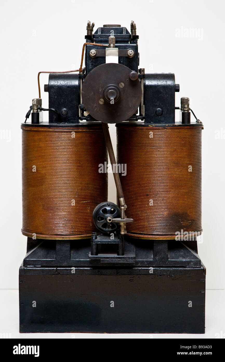 Old arc transmitter Stock Photo