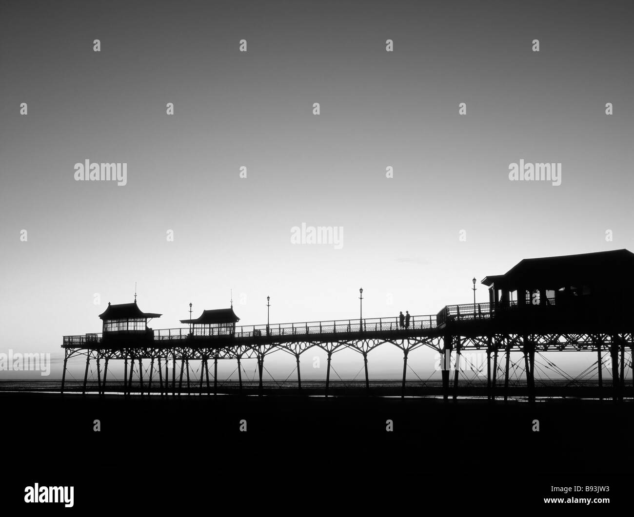 Lytham pier in Lytham st Annes Lancashire Stock Photo Alamy