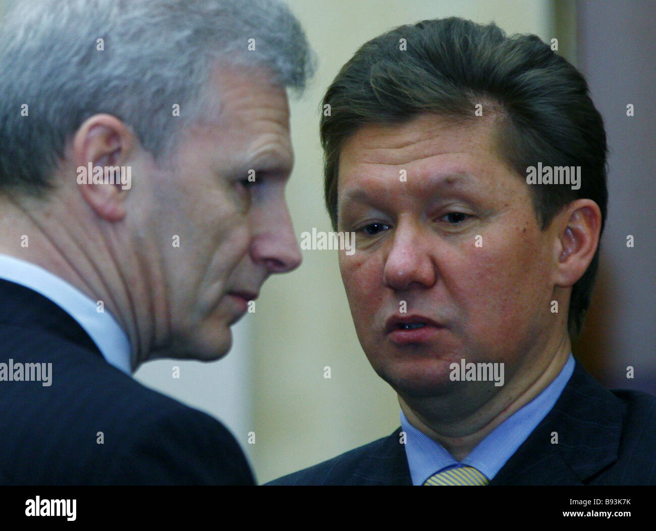 Minister of Education and Science Andrei Fursenko and Gazprom CEO