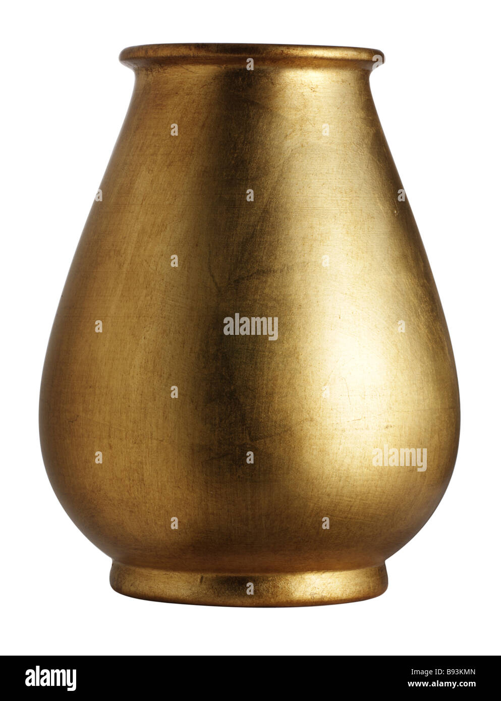Gold vase Stock Photo