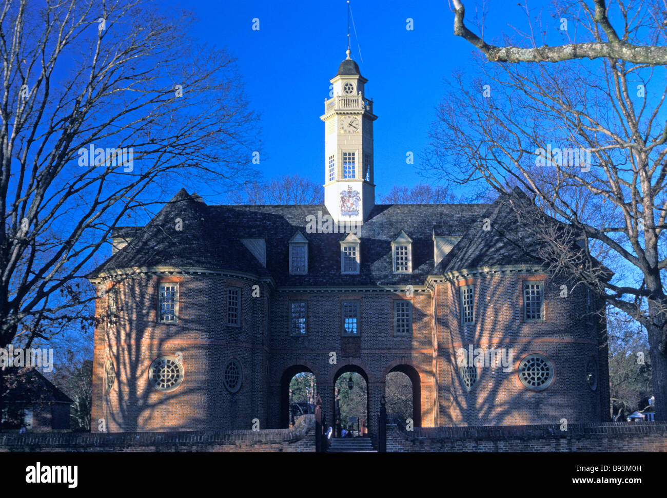 Colonial Capital in Williamsburg 1705 Stock Photo - Alamy