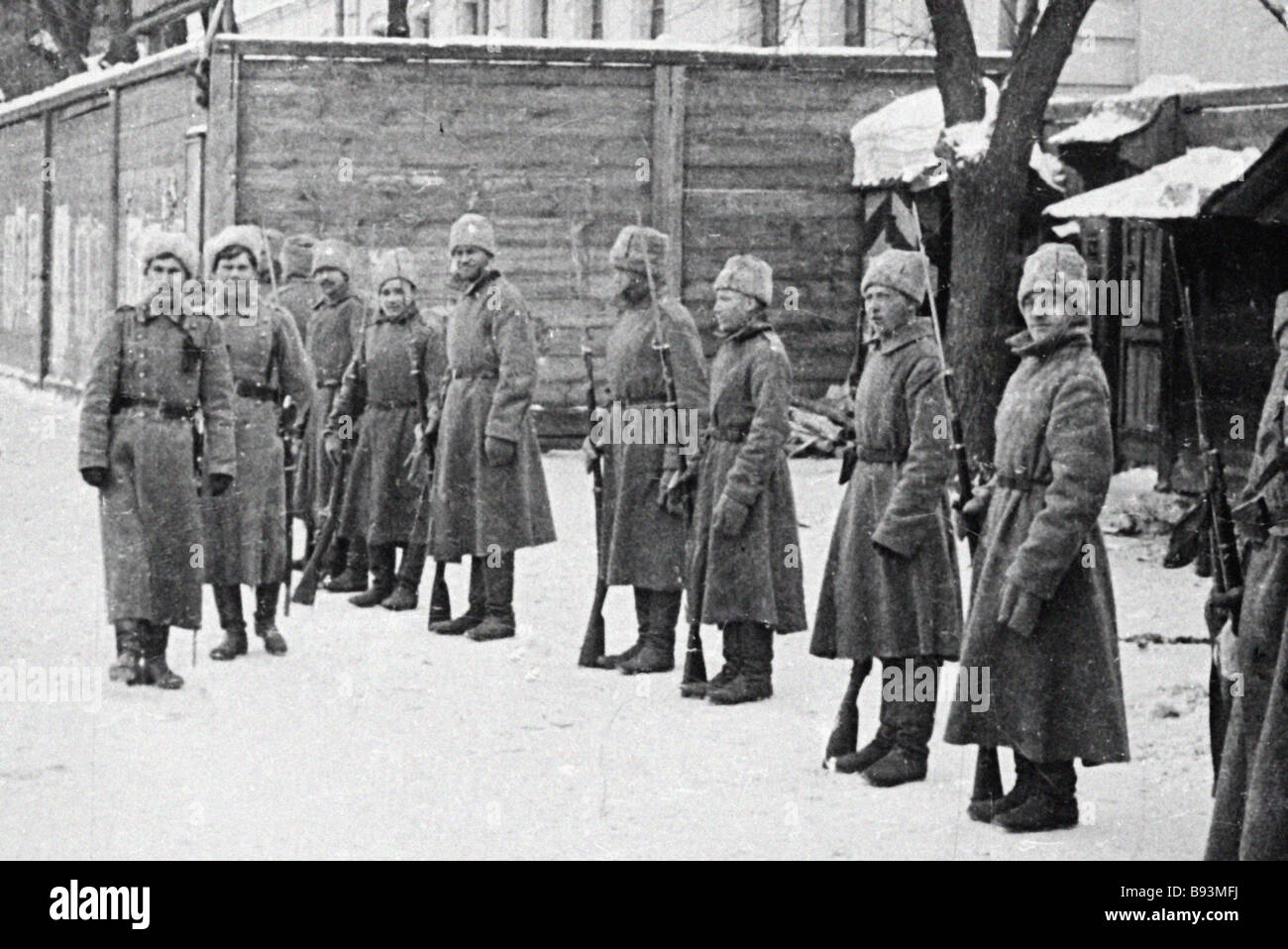 Soldiers guard the Butyrka prison Stock Photo - Alamy