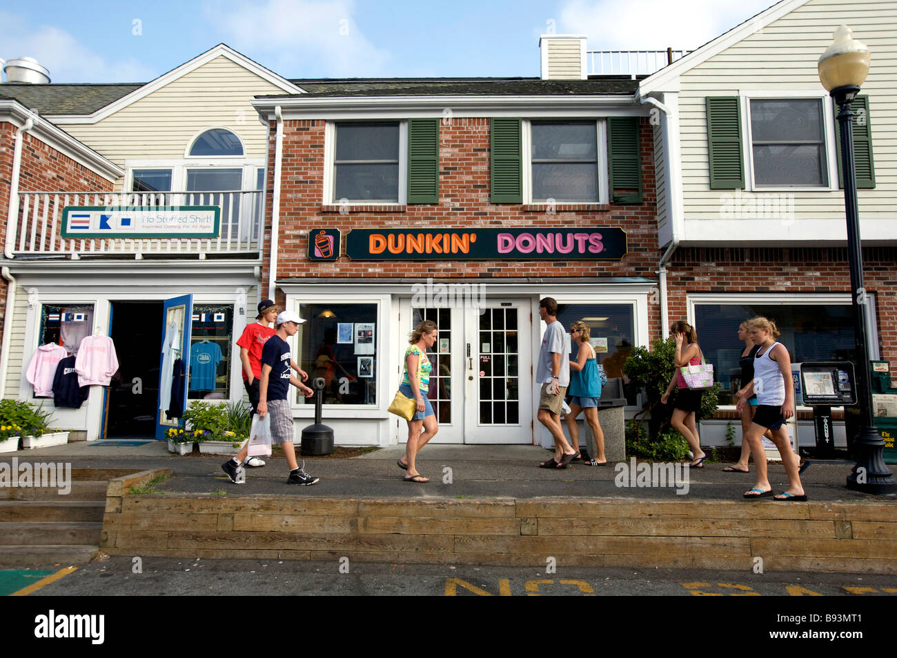 US CAPE COD CHATHAM Dunkin Donuts PHOTO GERRIT DE HEUS Stock Photo Alamy