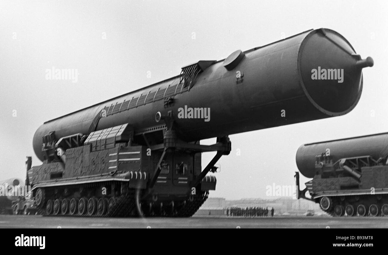 Military hardware ready for the parade in Red Square Stock Photo Alamy