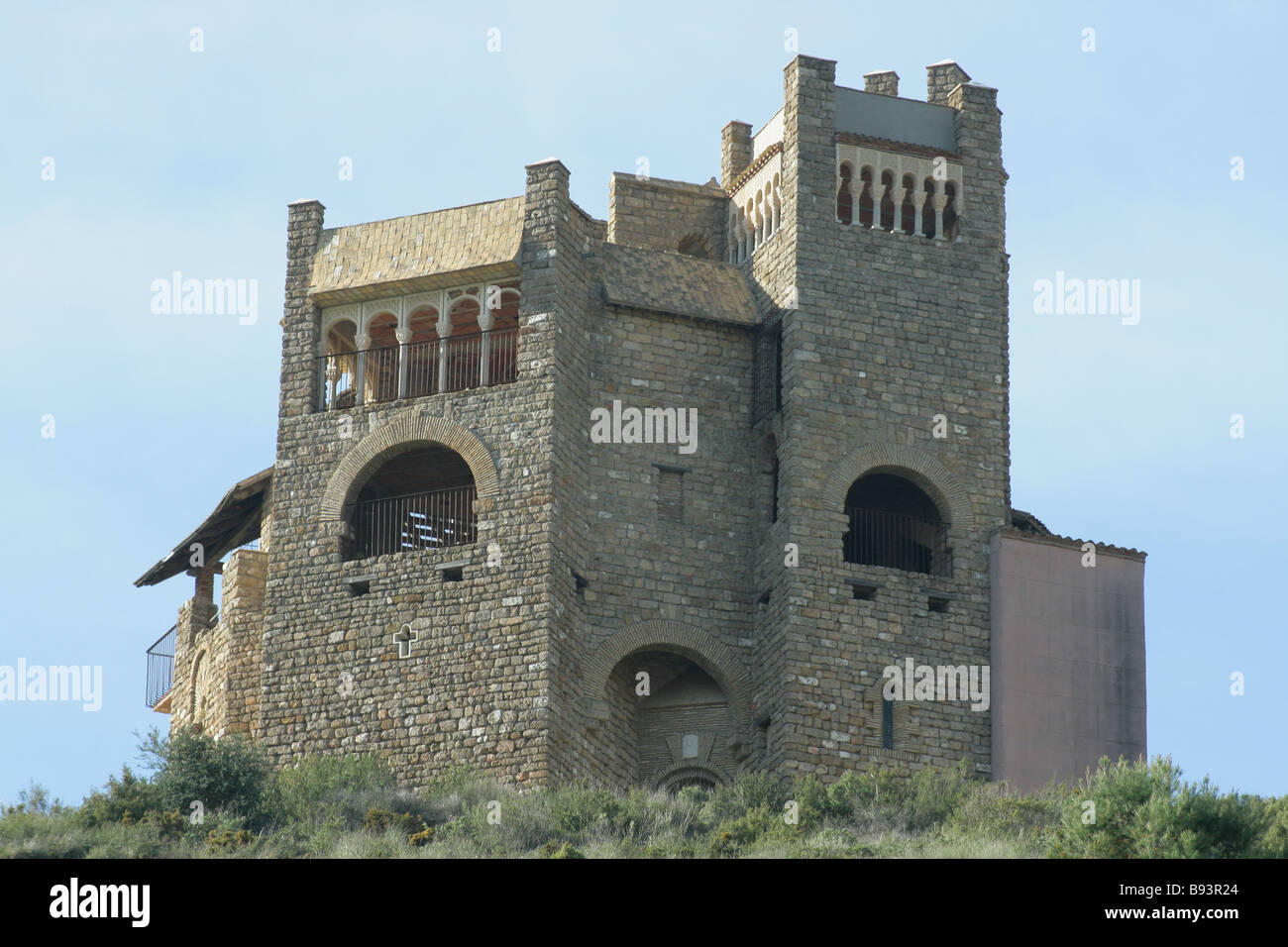 Castle near Alhaurin el Grande in Malaga province Spain Stock Photo