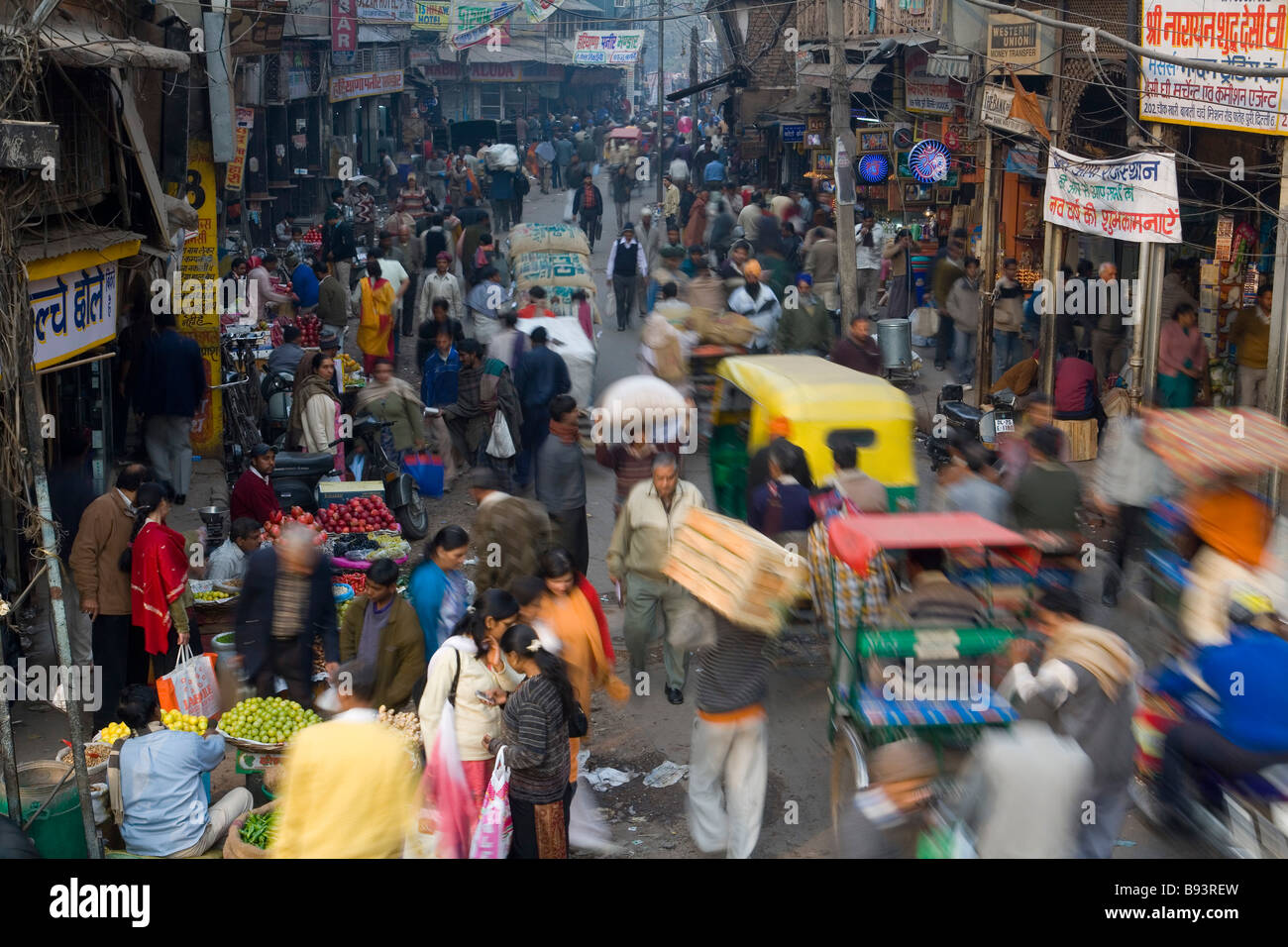 Chandni Chowk Market Delhi, India Stock Photo - Alamy