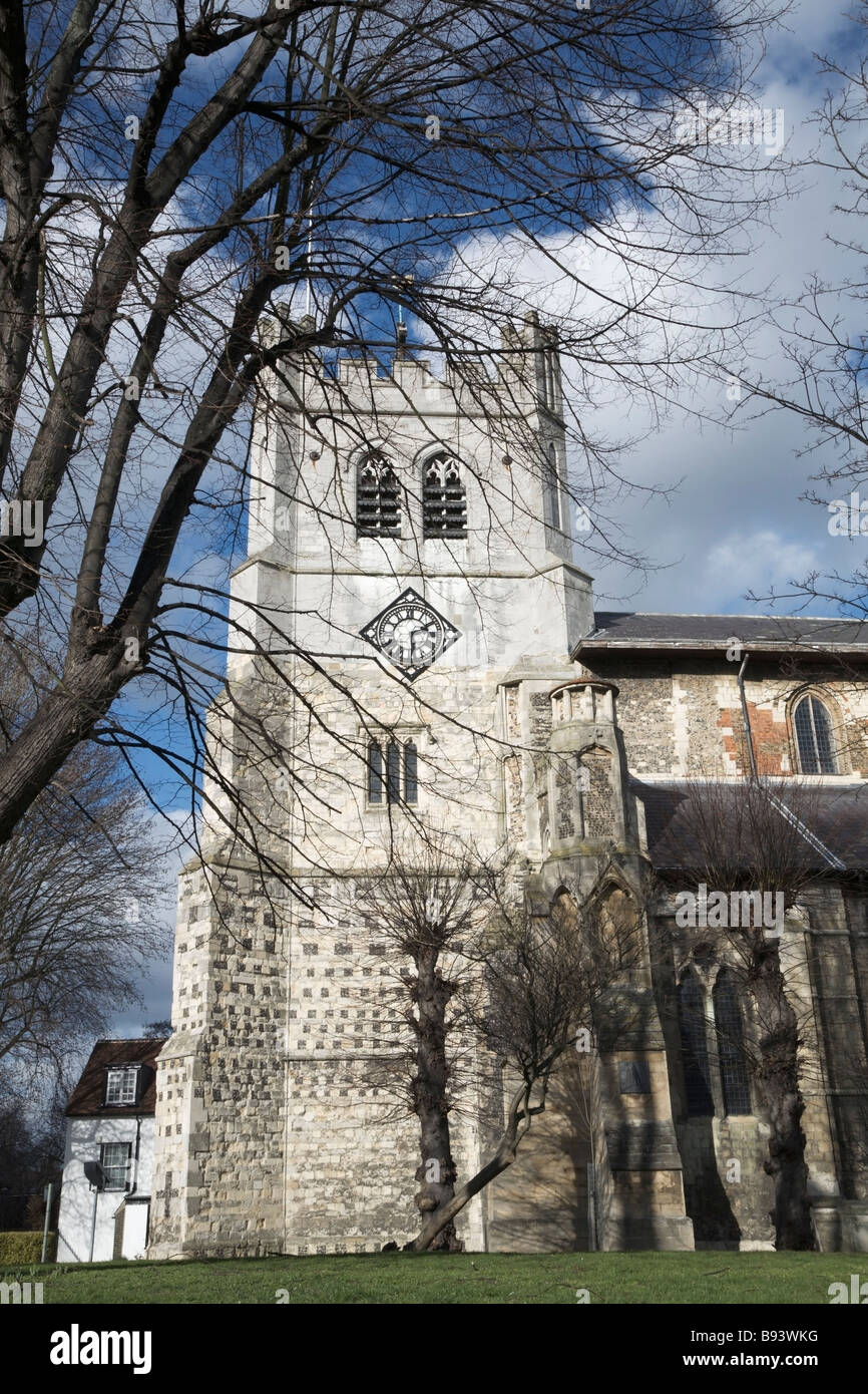 Waltham Abbey Church, Waltham Abbey, Essex, England. Stock Photo