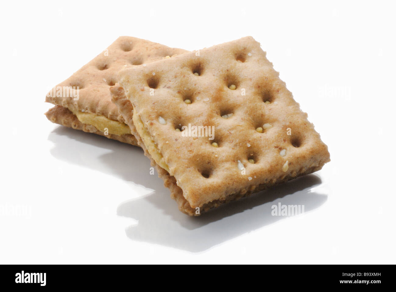 cheese and crackers Stock Photo