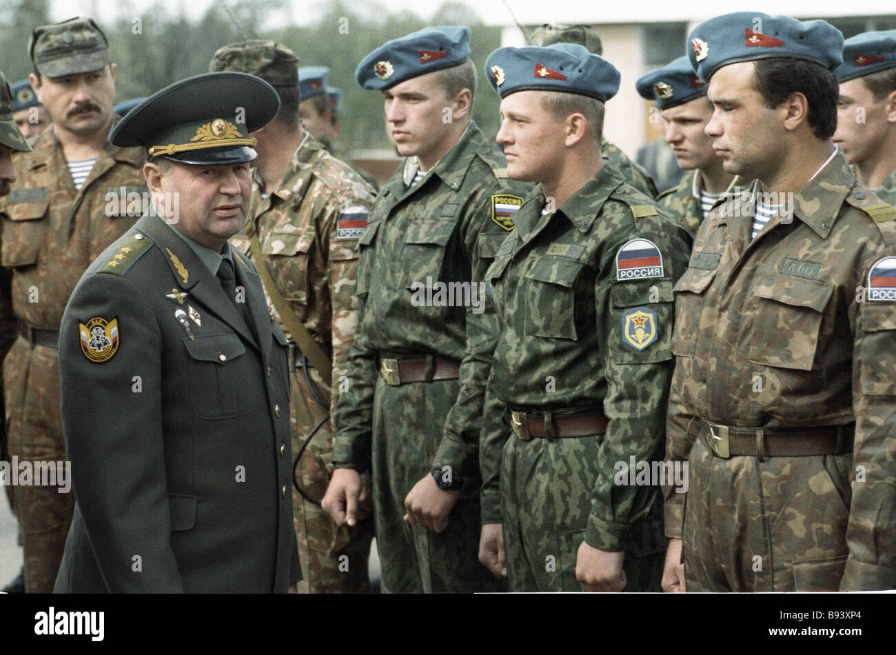 Commander of Airborne Force Colonel General Yevgeny Podkolzin ...