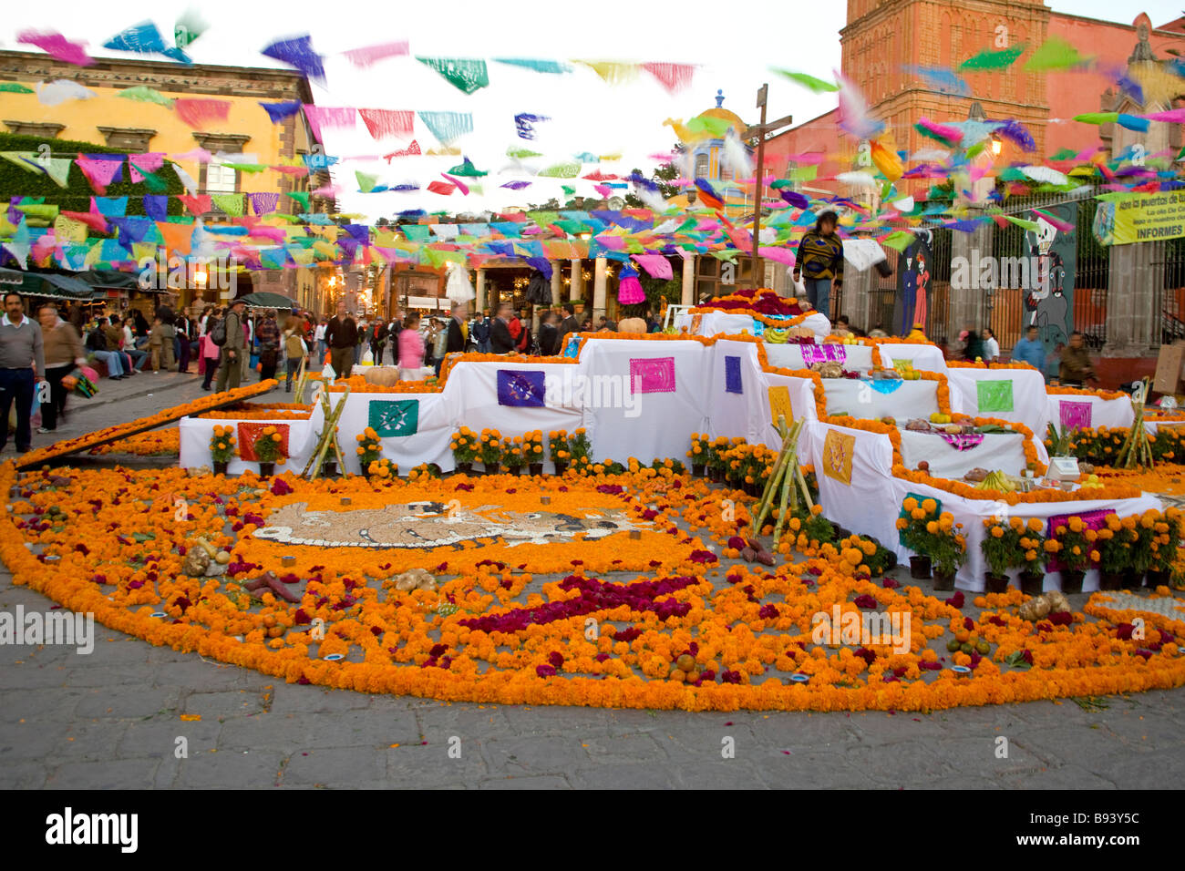 Day of the Dead Altar of Remembrance on the Plaza of San Miguel de