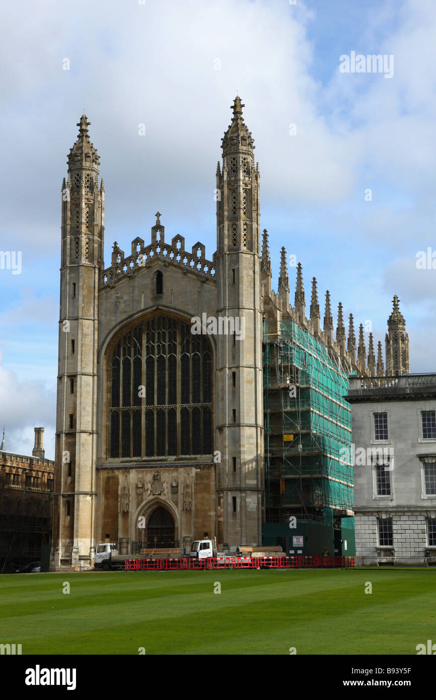 Cambridge University Chapel,  England Stock Photo