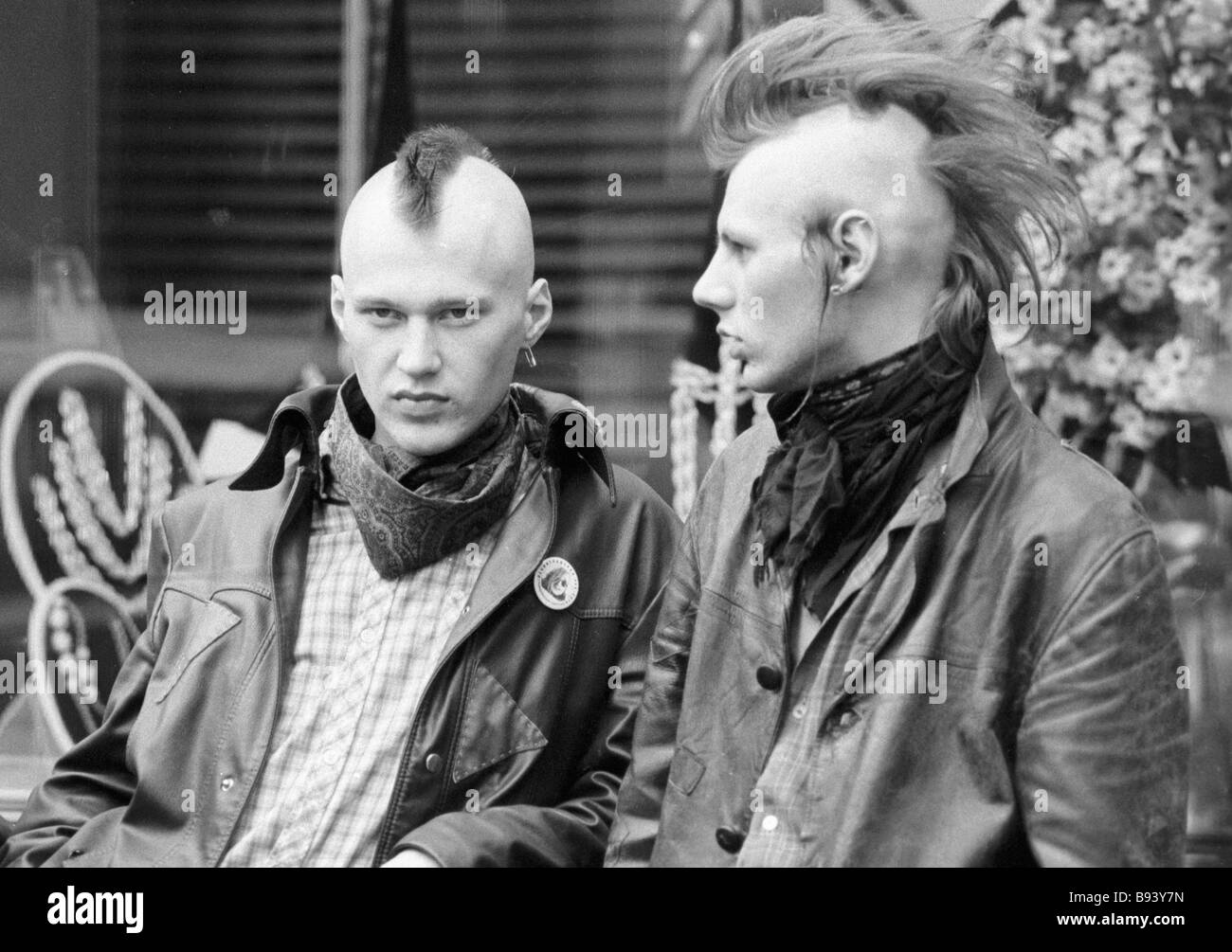 Punks In Moscow Stock Photo Alamy