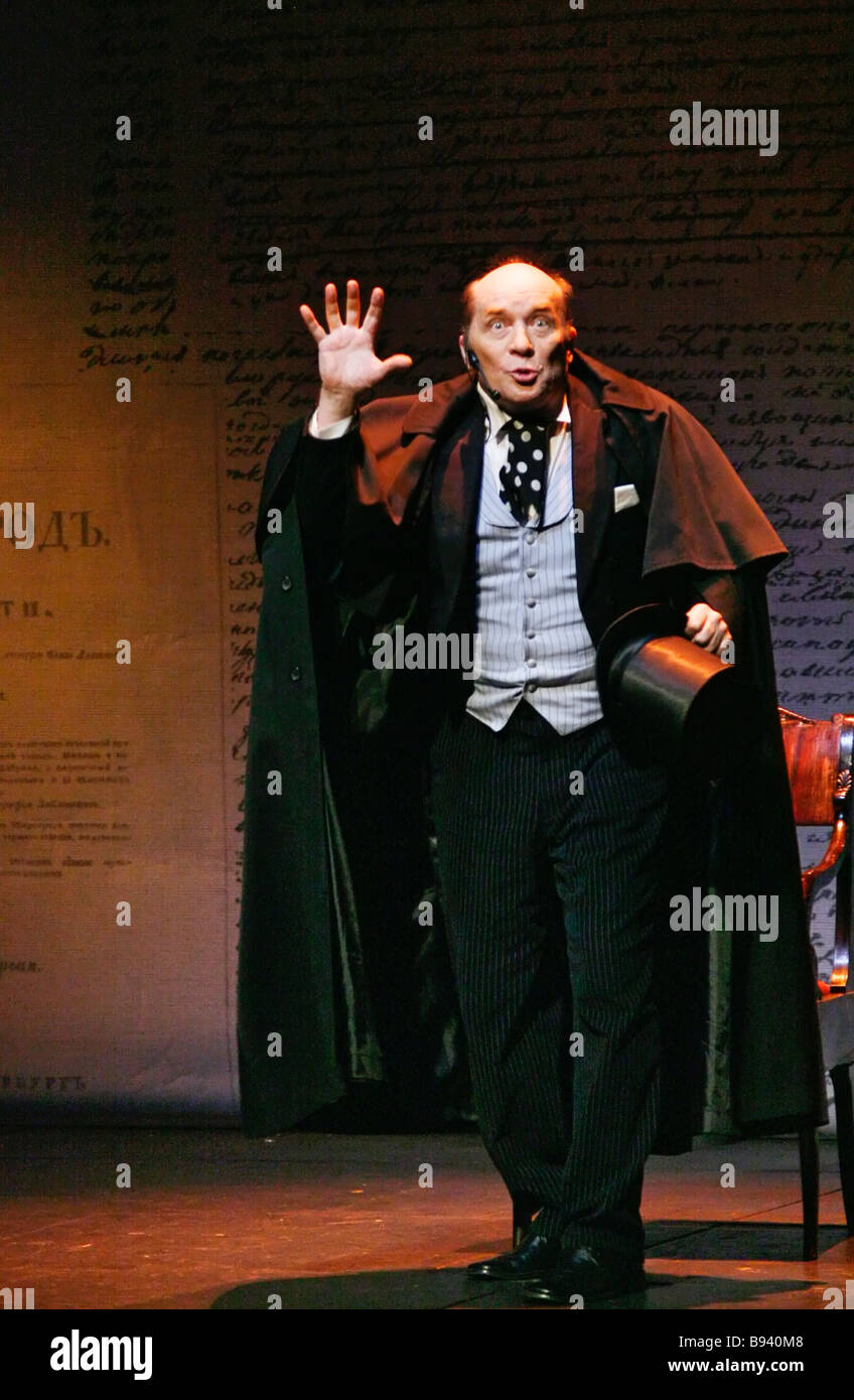 Actor Alexander Filipenko People s Artist of Russia performing at the ...