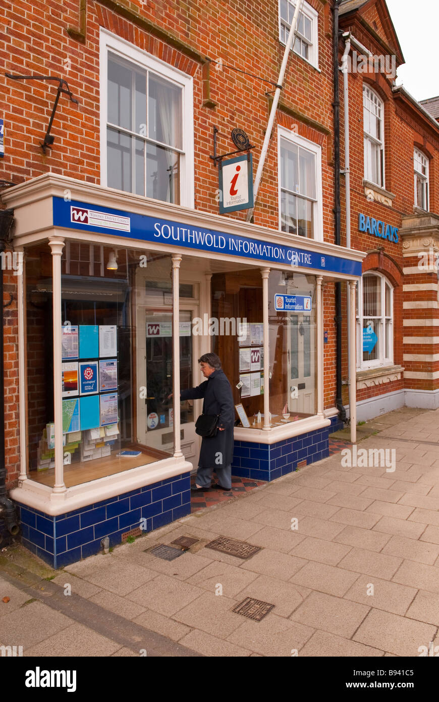 The tourist information centre in Southwold,Suffolk,Uk Stock Photo