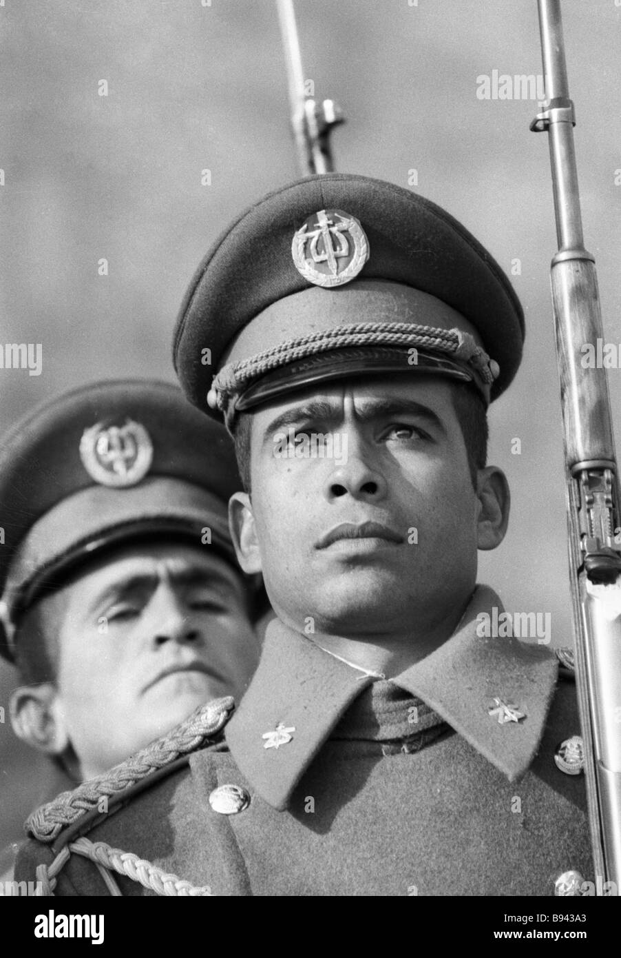 Soldiers of the Afghan National Army in the ranks Stock Photo - Alamy
