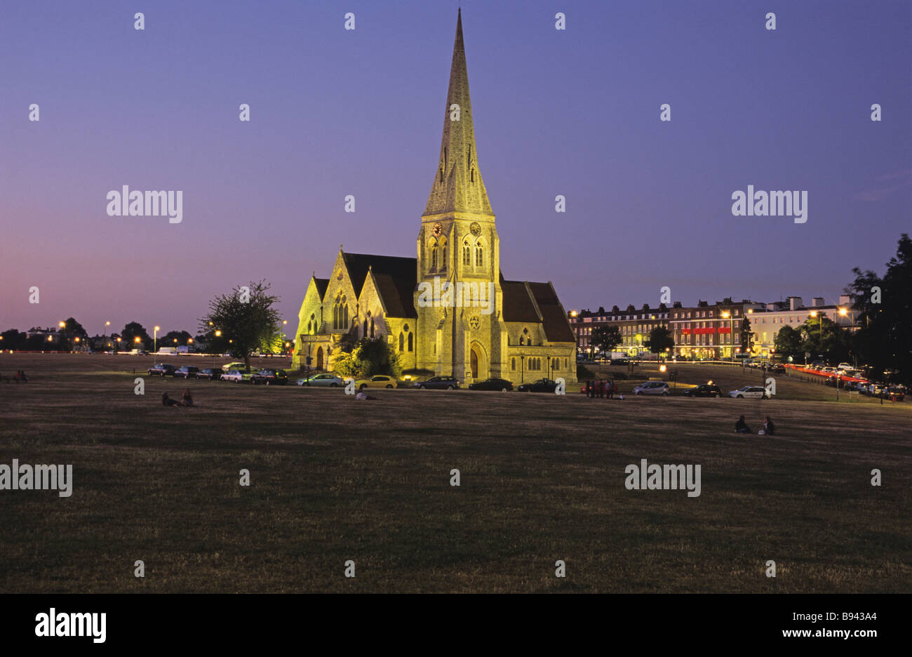 Tropical Man in Front of Church of All Saints Stock Photo - Image of ujezd,  cold: 84785258