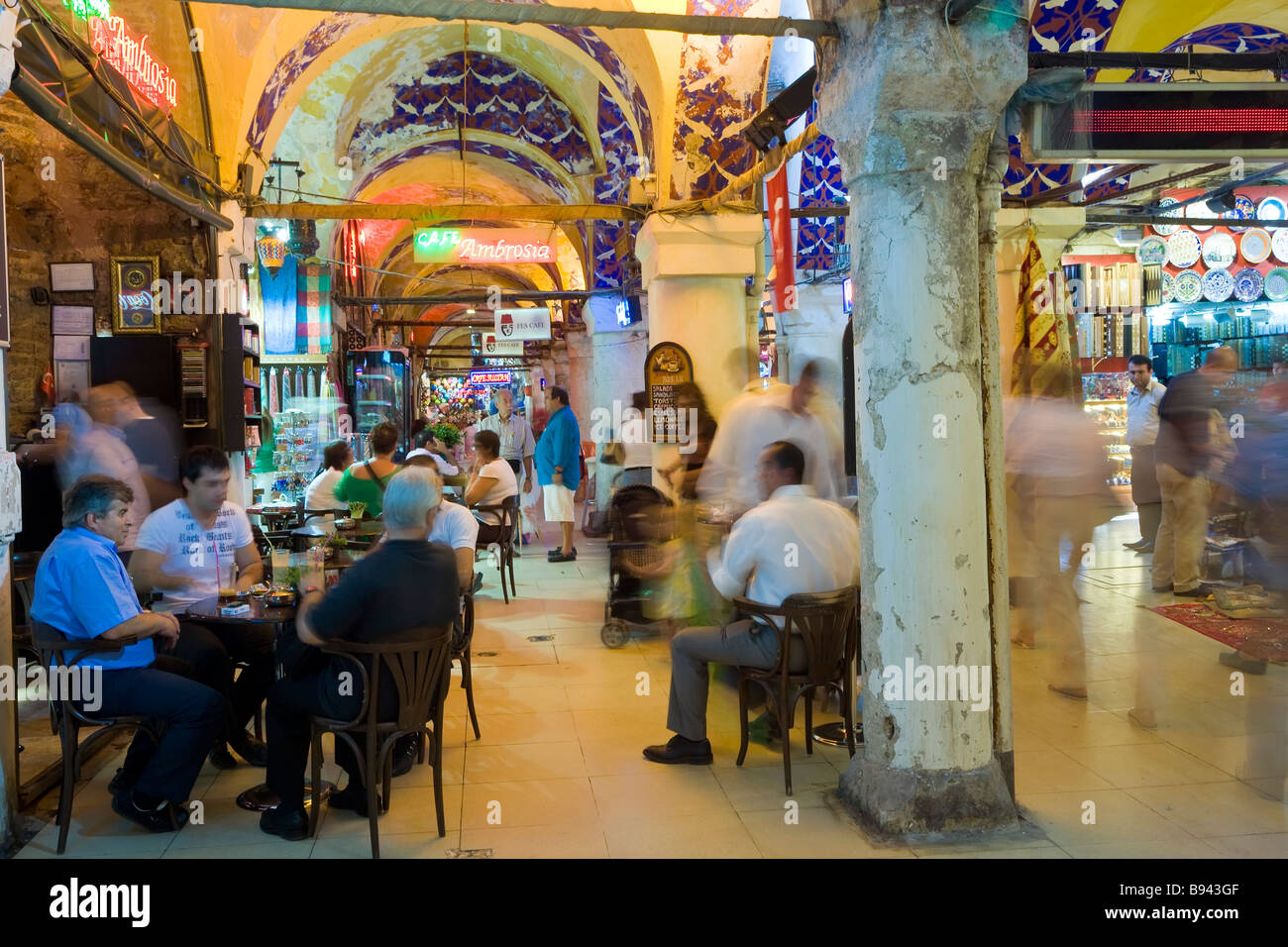 The Grand bazaar Istanbul Turkey Stock Photo