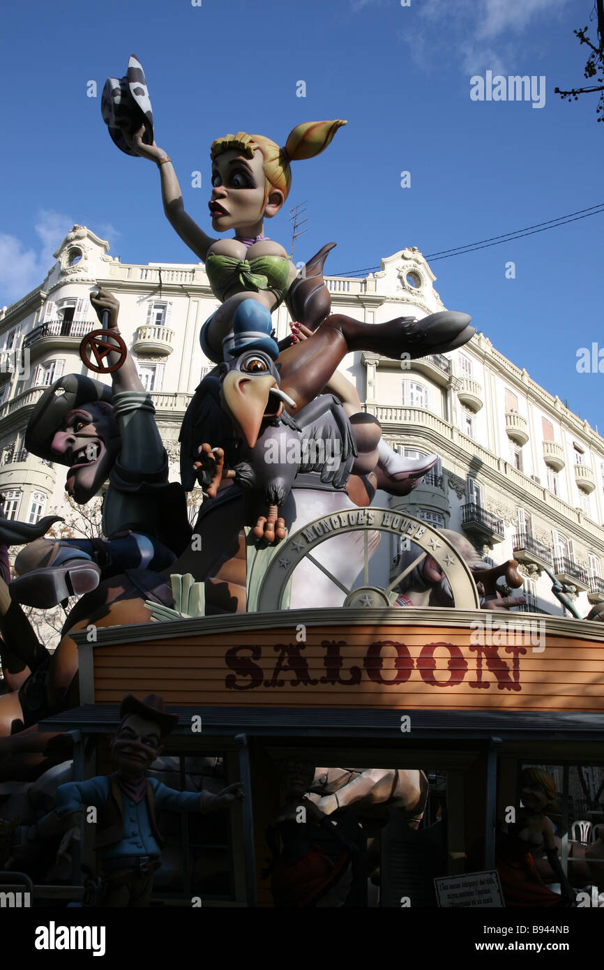Las Fallas Fiesta Valencia Stock Photo Alamy