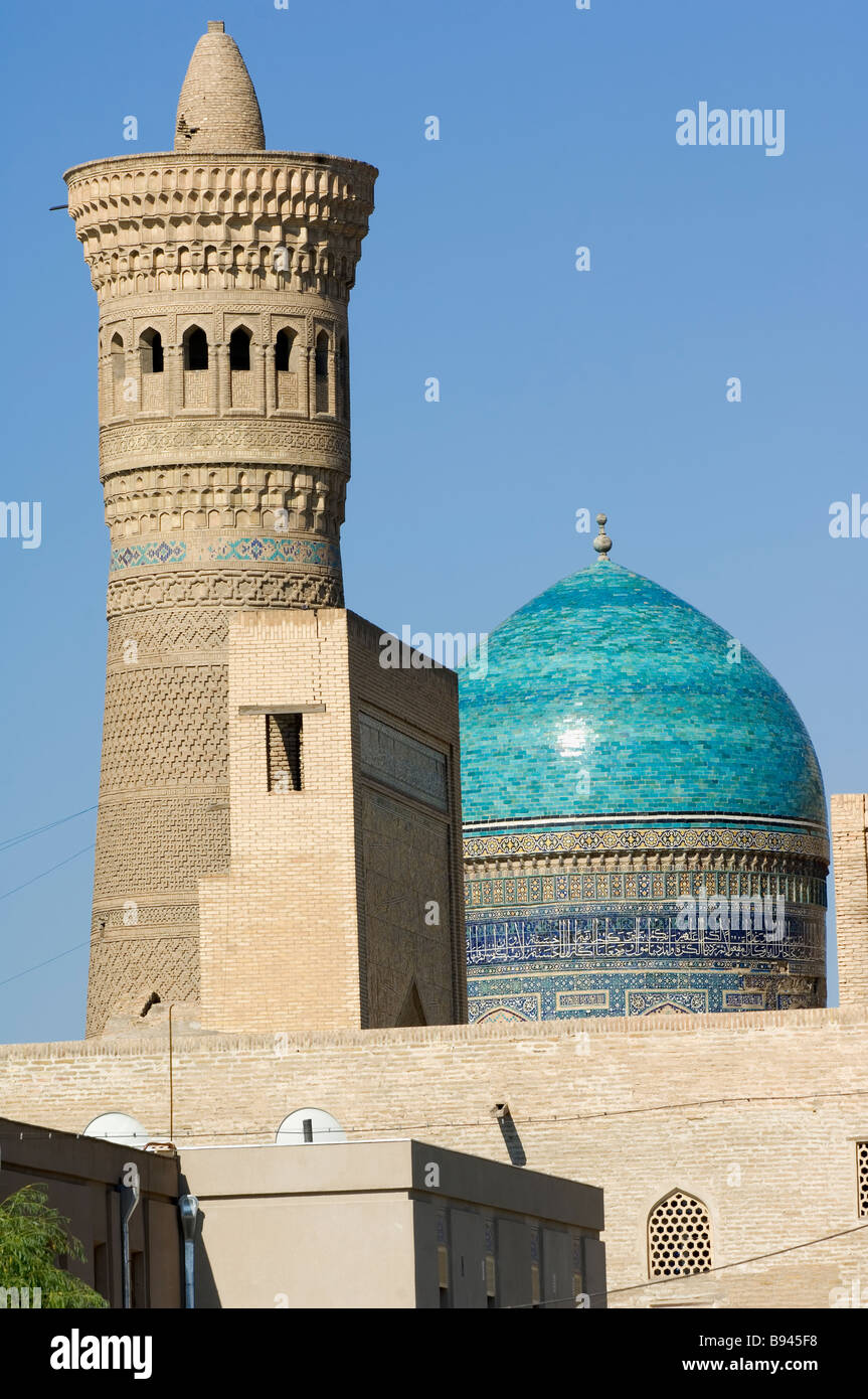 Kalyan Mosque and minaret Bukhara Stock Photo