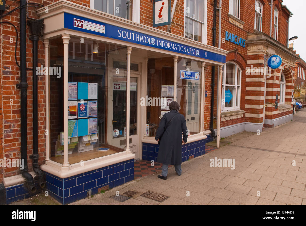The tourist information centre in Southwold,Suffolk,Uk Stock Photo